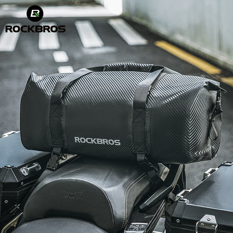 Motorcycle Rear Tail Bag Saddle Bag Luggage Storage Pannier Waterproof 50L (30140073001)